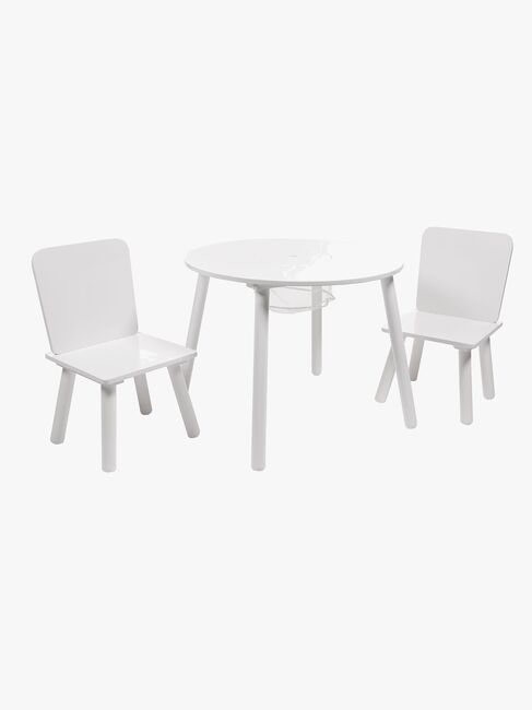 Cloudberry Castle BREE Tisch und Stühle mit Stauraum, Weiß