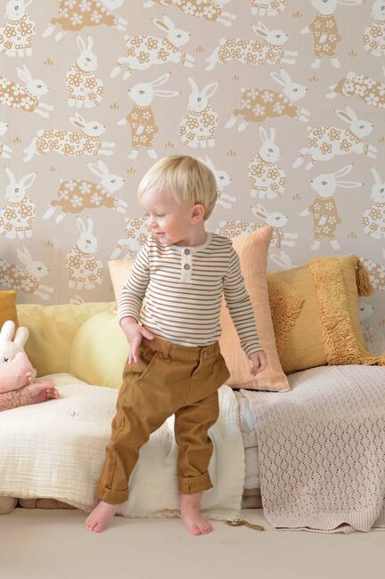 Majvillan Tapete Garden Party, Sandy Grey