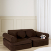 Alice & Fox BEN  Zusammenbaubares Sofa, Brown
