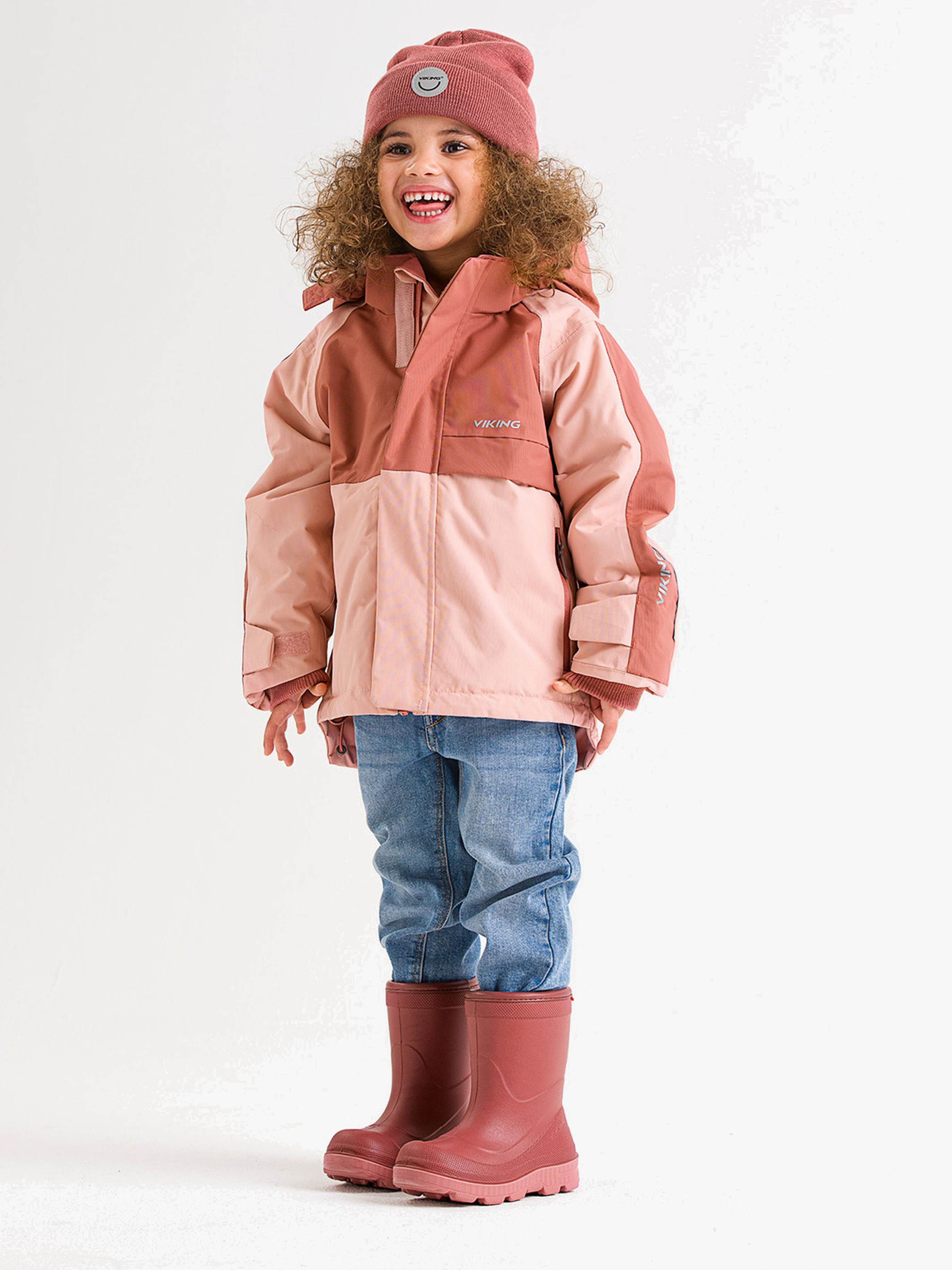 Viking Play Winterjacke, Rosa, 128