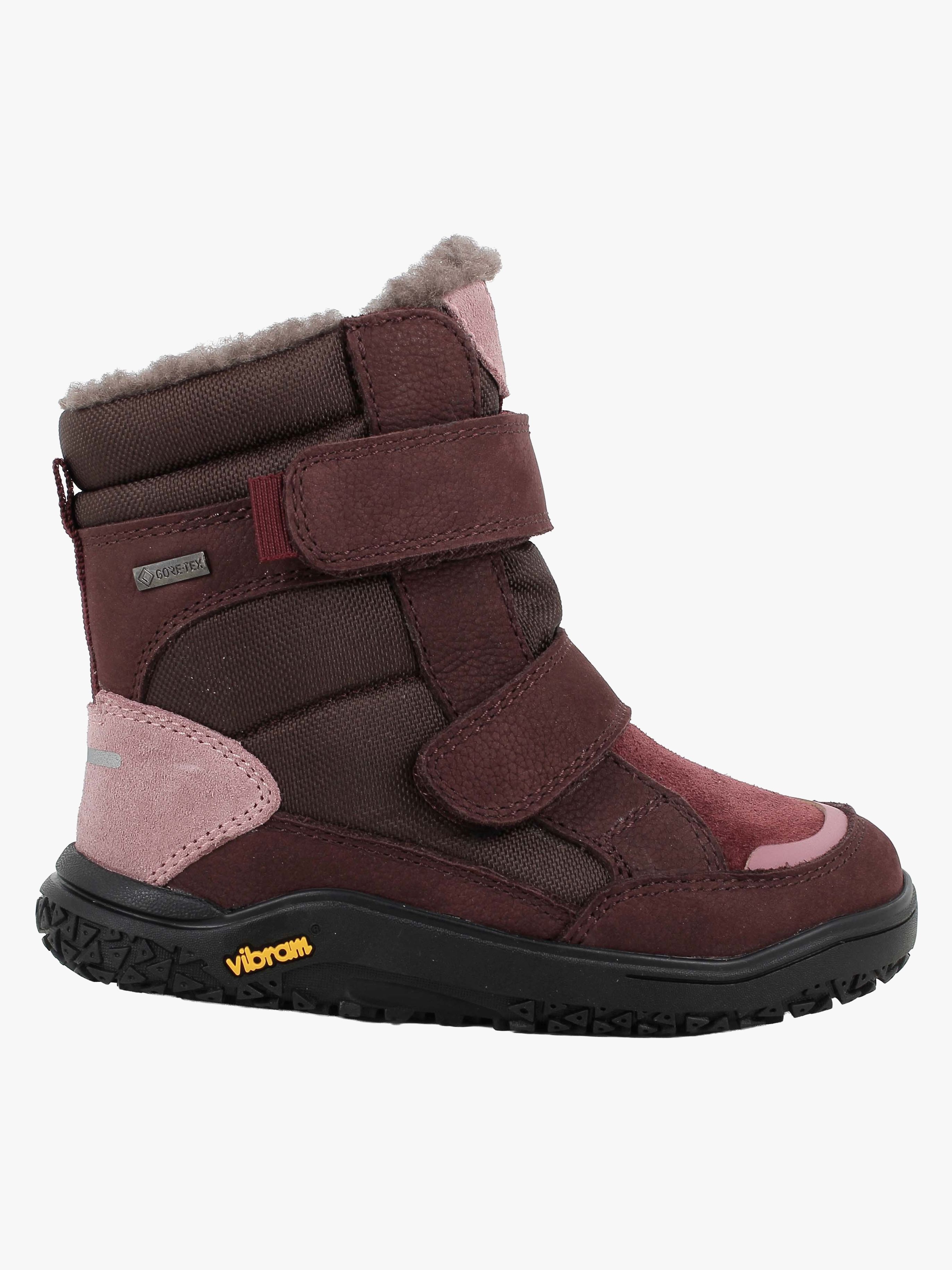 Primigi PYR Barefoot GTX Winterschuhe, Brown/Burgundy, 26