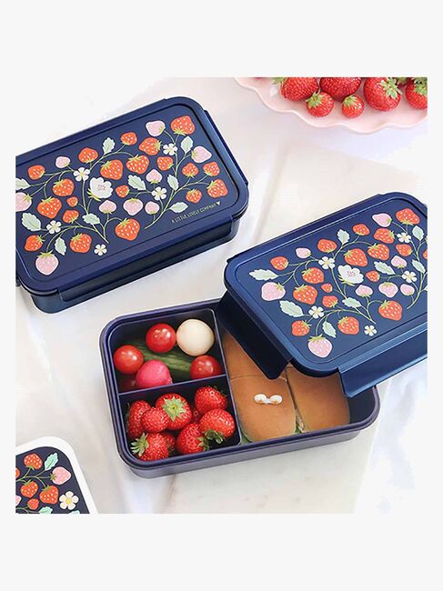 A Little Lovely Company Bento Lunchbox, Erdbeere