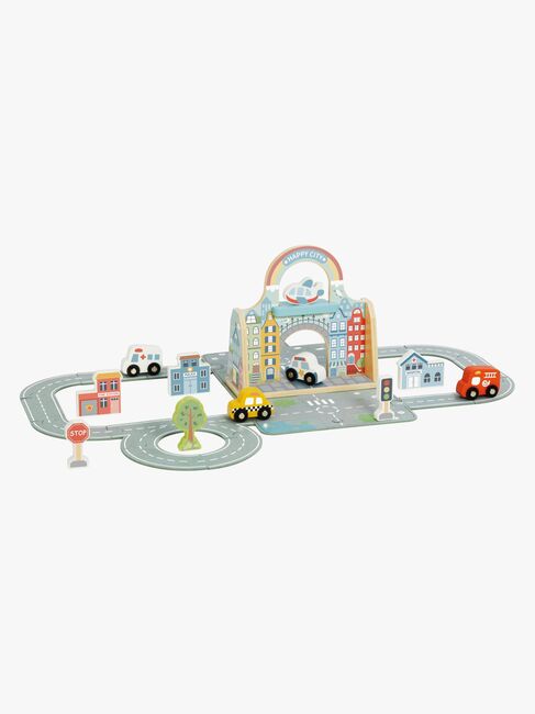 Tooky Toy Felt City Autorennbahn