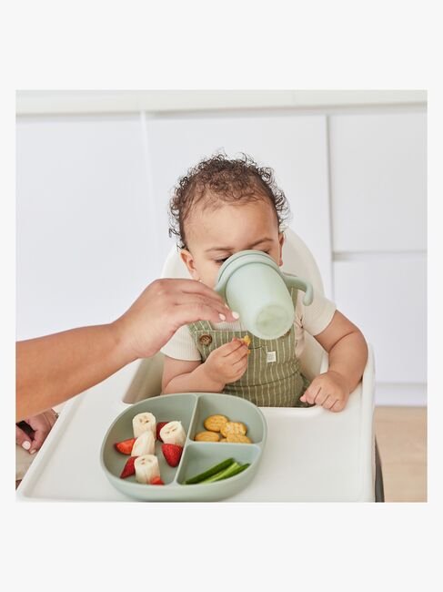 b.box Teller mit Deckel Silikon, Sage