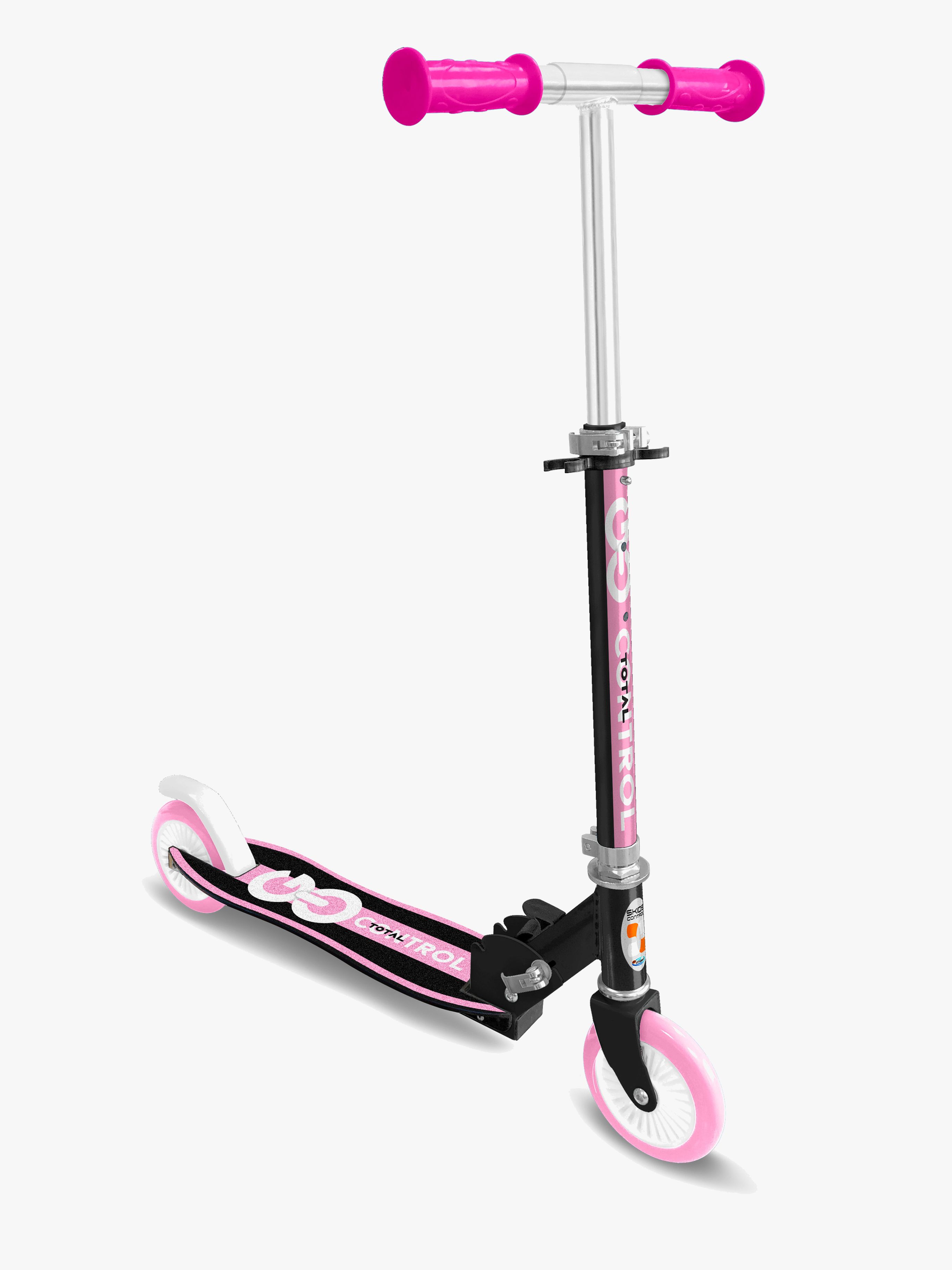 Stamp Klappbarer Tretroller, Rosa-schwarz