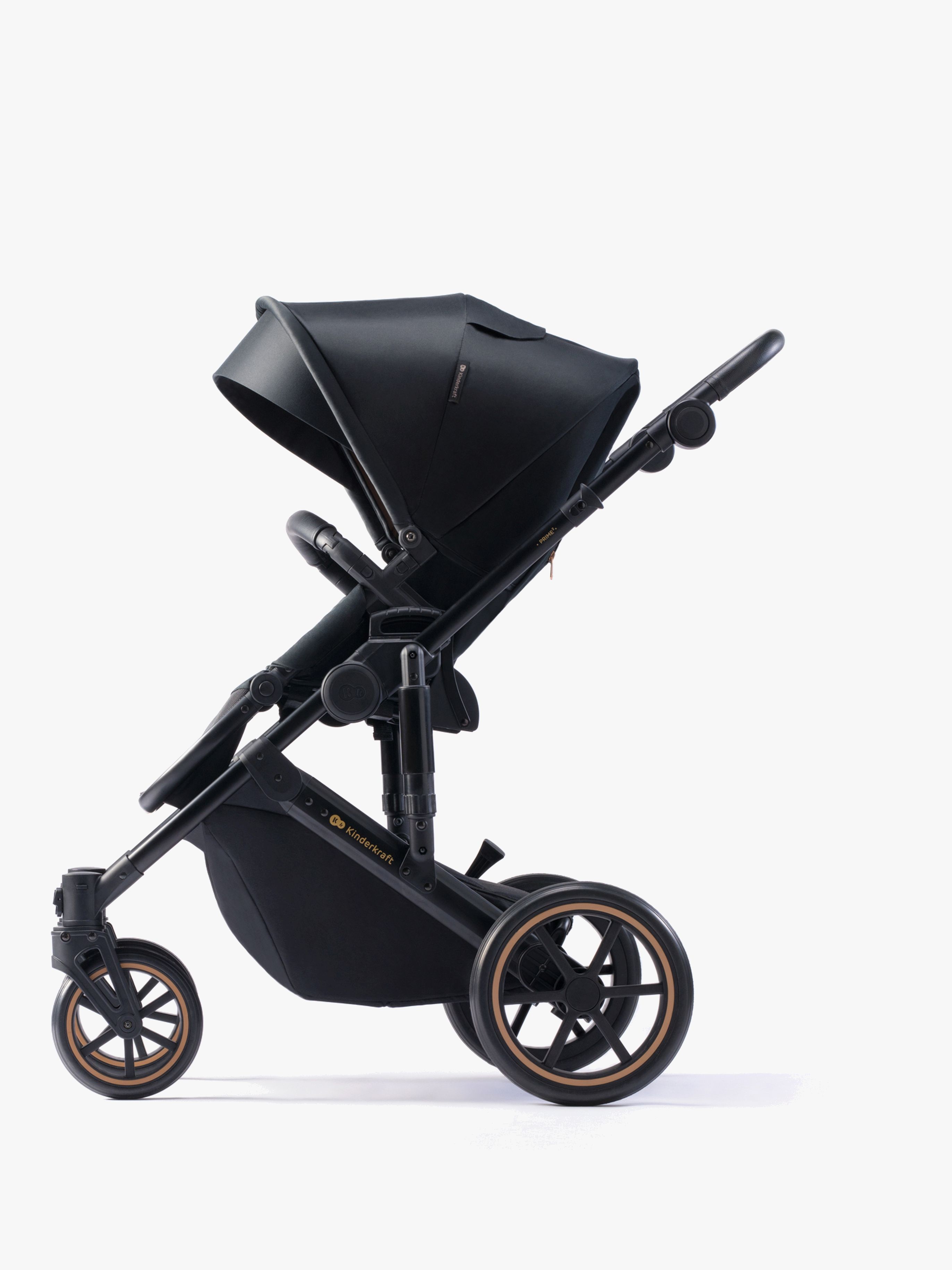 Prime 2 2-in-1 Kombikinderwagen, Venezian Black, Kinderwagen, 2 in 1