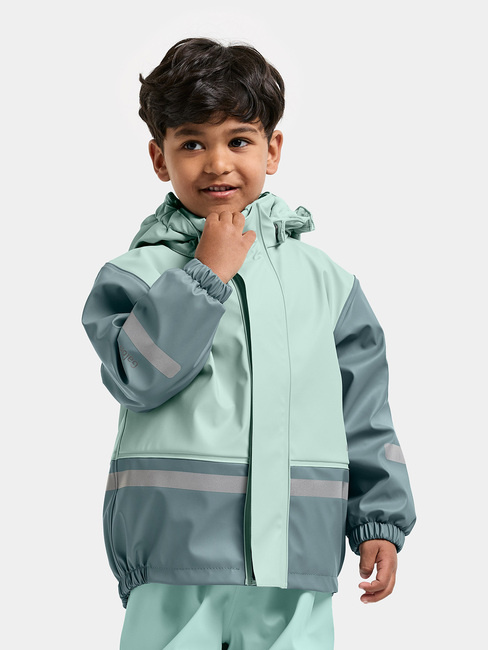 Didriksons Boardman Gefüttertes Regenset, Ocean Mint