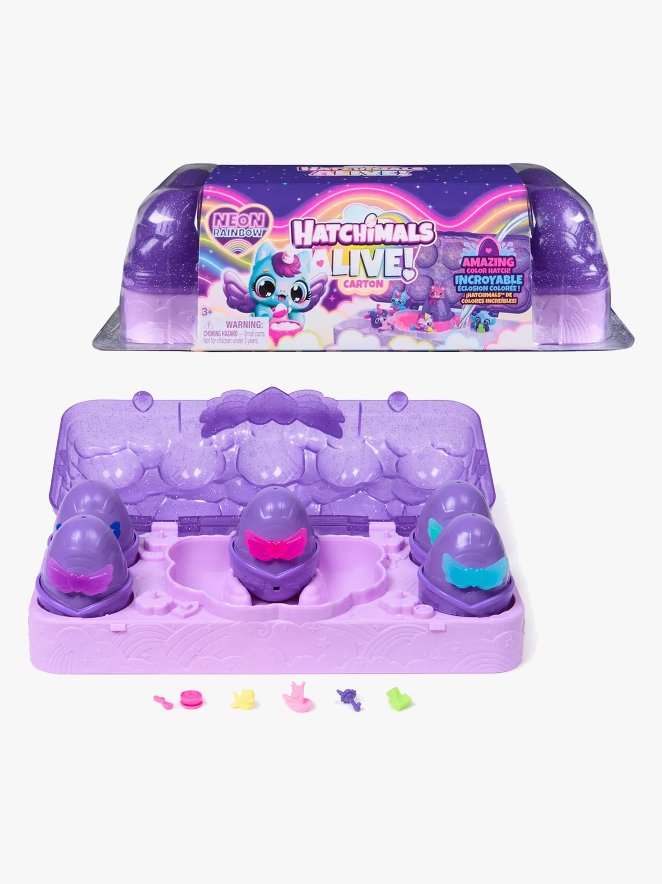Alive Neon Rainbow Carton Figurenset
