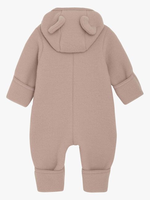 Huttelihut Overall Merinowolle mit Ohren, Mahogany Rose