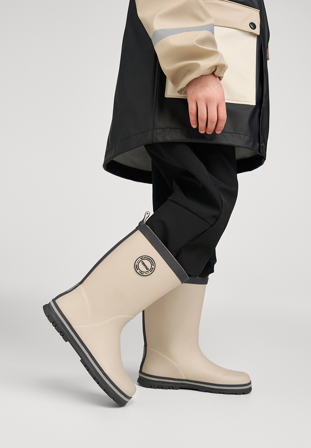 Taika 2.0 Gummistiefel, Earthy Beige, 24, Kindergummistiefel, Kinderstiefel, Gummistiefel kinder, Kids