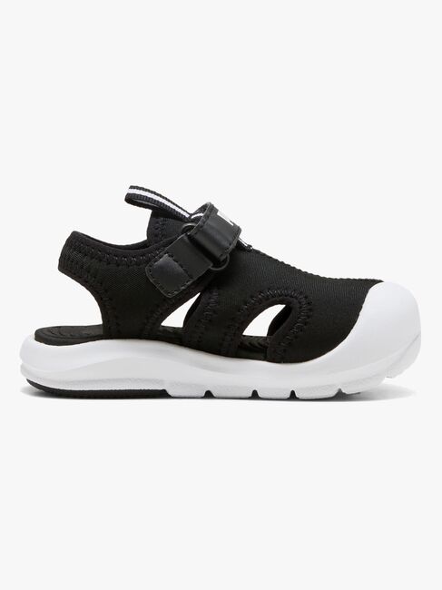 Puma Fun Racer V Infant Sandalen, Black/White