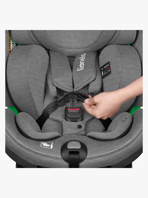 Lionelo Harmony i-Size Kindersitz, Grey Concrete Bamboo