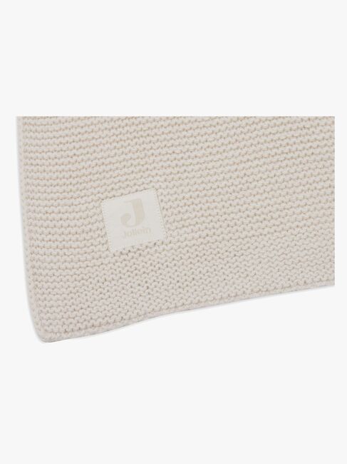 Jollein Decke 75x100 cm Basic Knit, Oatmeal