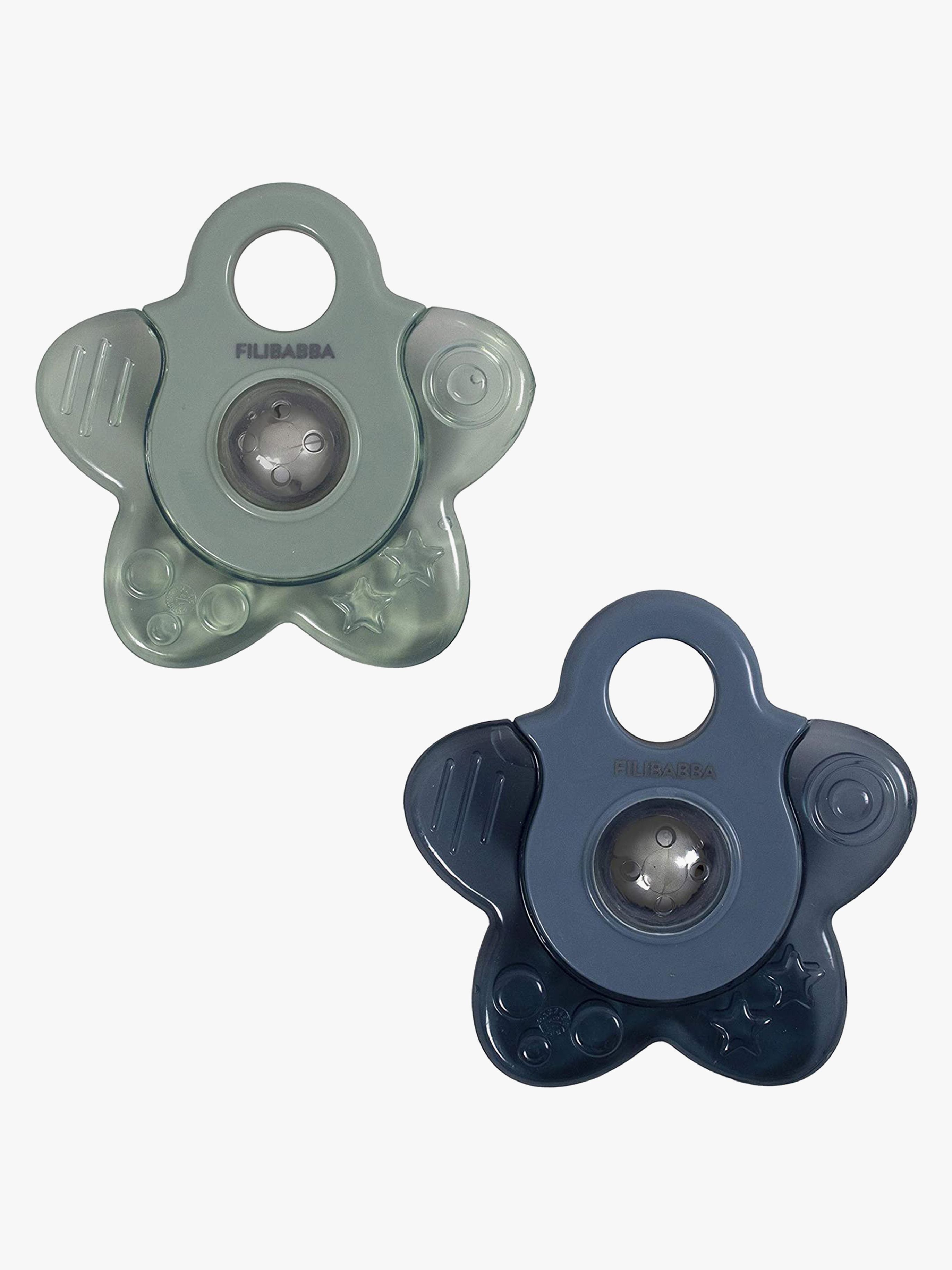 Beißring Cooling Star 2er-Pack, Blue Mix