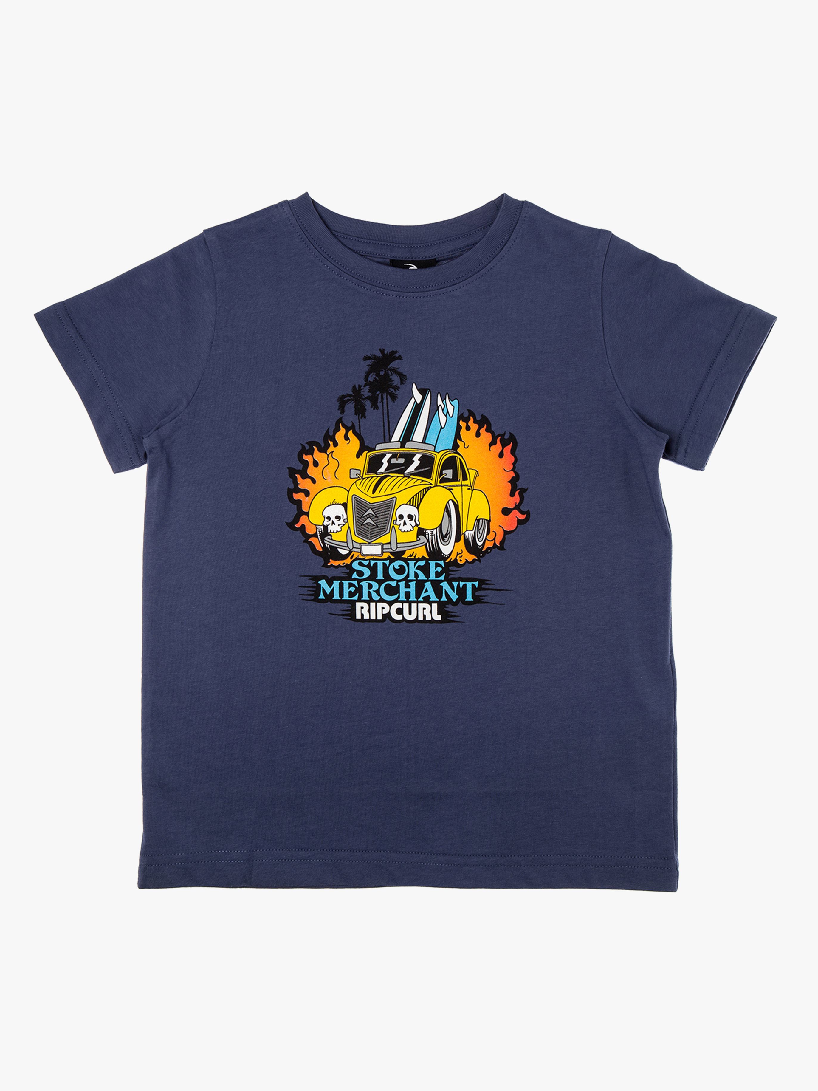 Rip Curl Arty SS Tee Groms T-Shirt, Blue