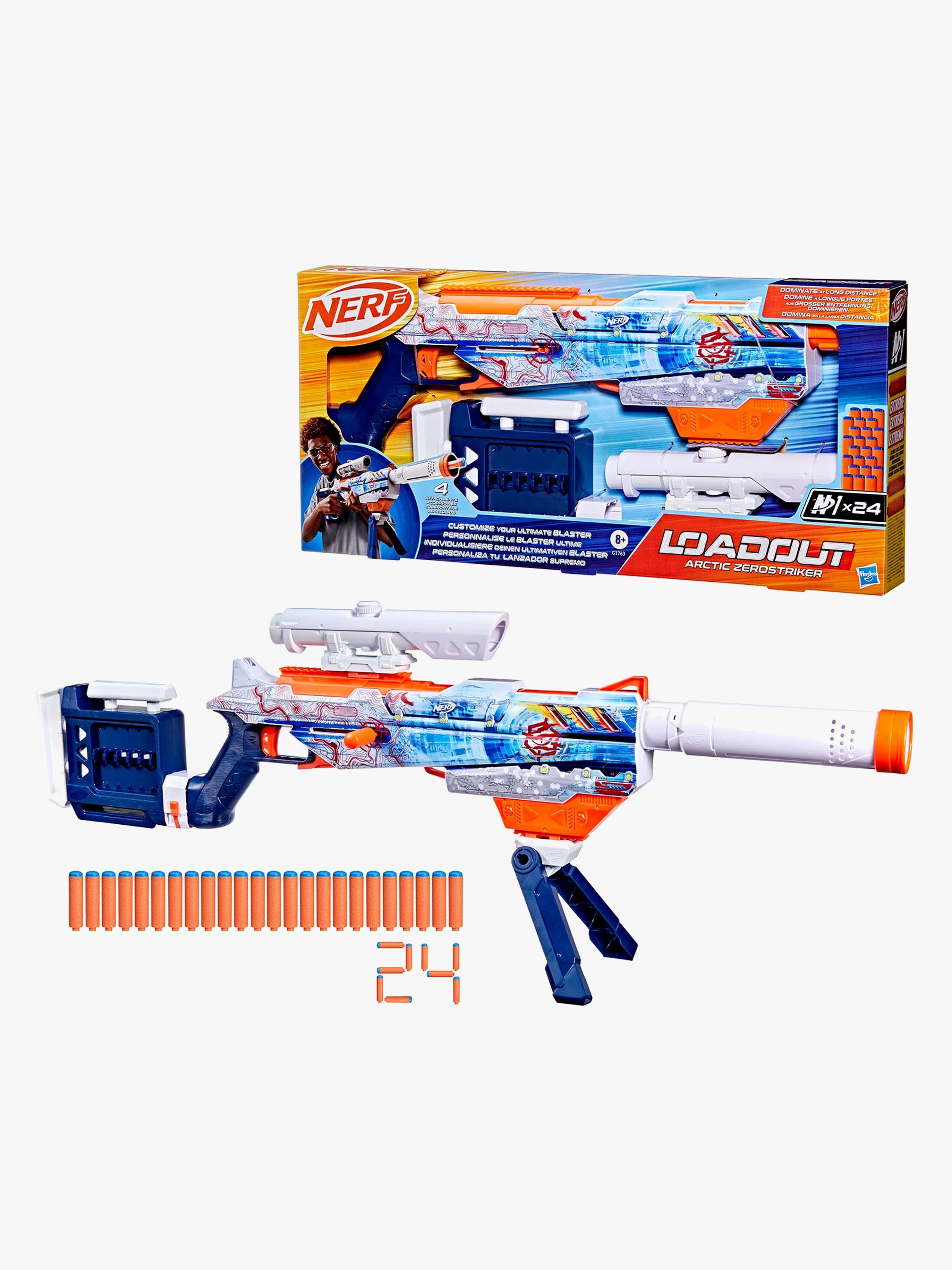 Nerf N Series BlasterLoadout Arctic Zerostriker