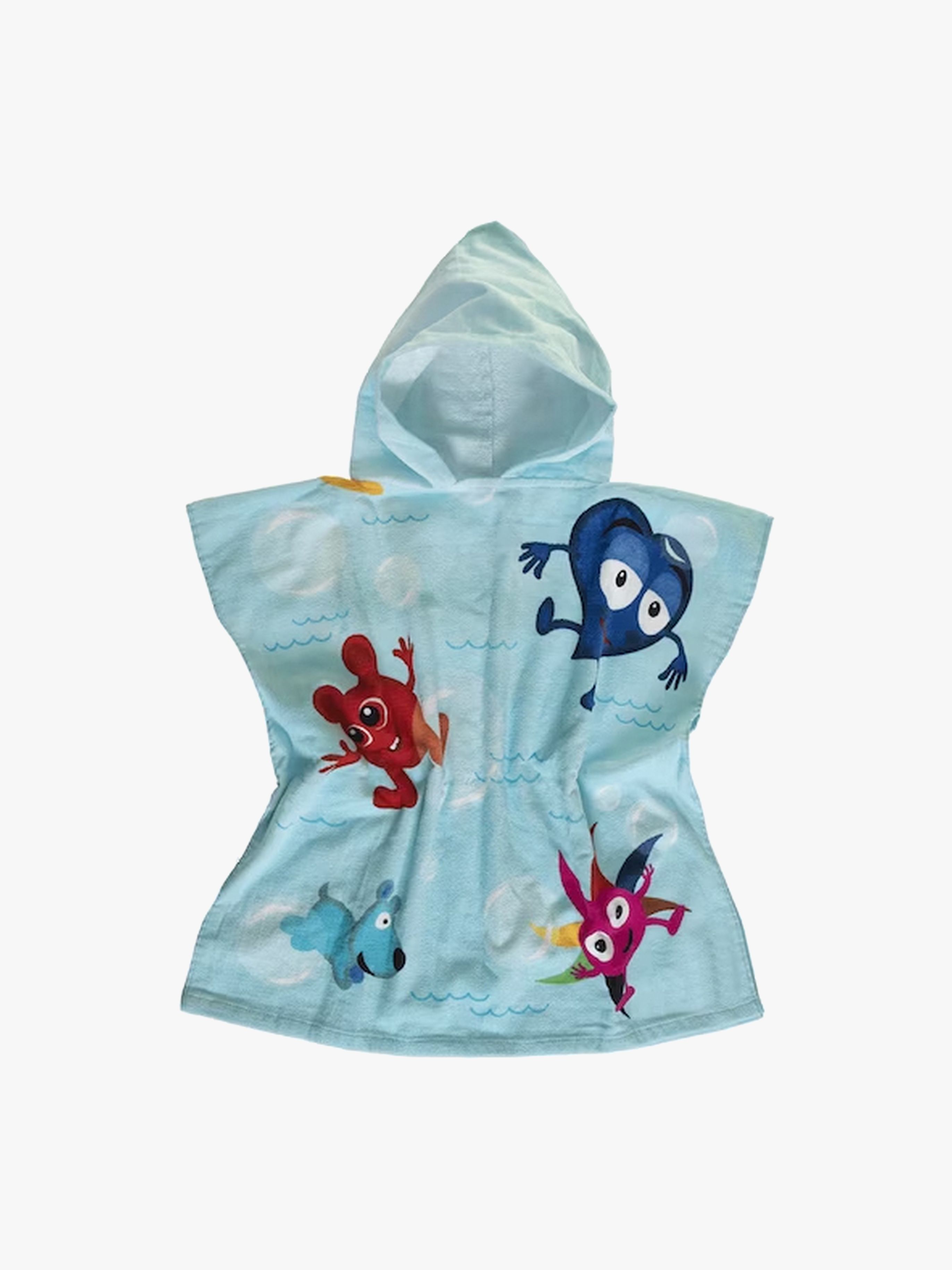 Badeponcho Seifenblasen, Blau