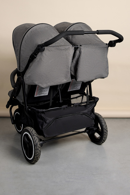 DEMO-EX Beemoo Swing Geschwisterwagen, Grey Melange