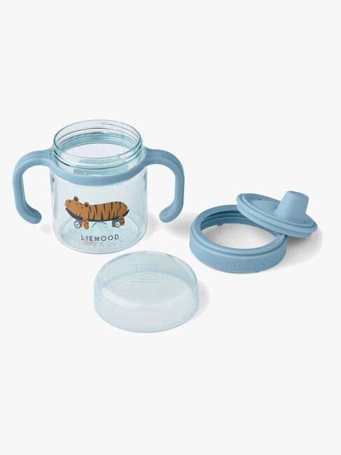 LIEWOOD Kylo Tritan Schnabeltasse 280 ml, Fun/Beach Blue