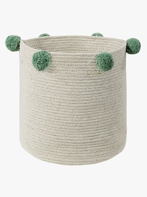 Lorena Canals Korb Bubbly, Natural-Green