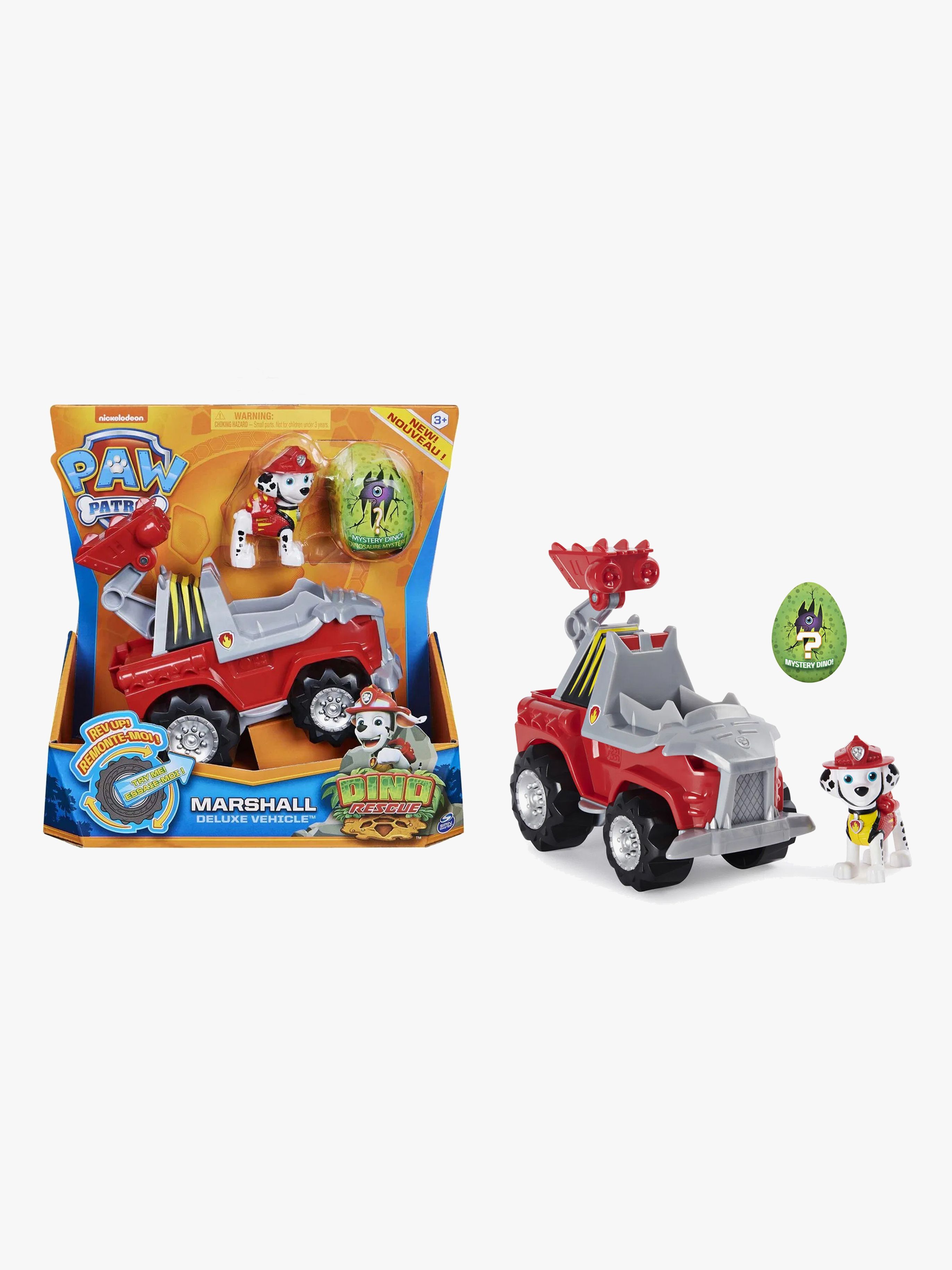 Paw Patrol Figur mit Fahrzeug Marshall Dino Deluxe