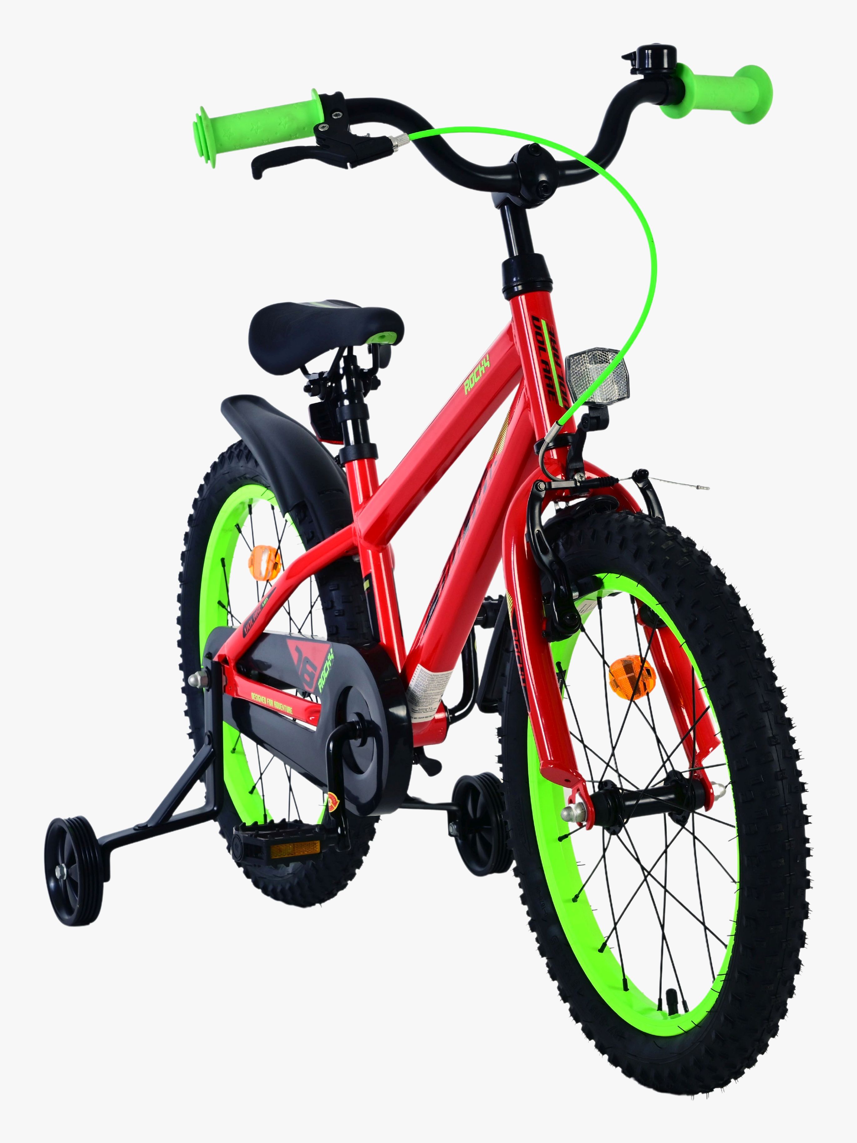 Volare Rocky Kinderfahrrad 18 Zoll, Rot
