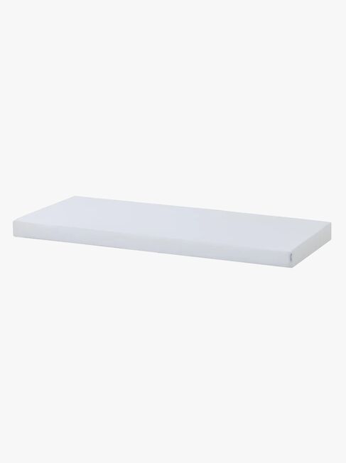 Hoppekids Schaumstoffmatratze inkl. Bezug 70 x 160 cm, Weiß