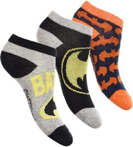 Batman Socke 3er-Pack, Schwarz