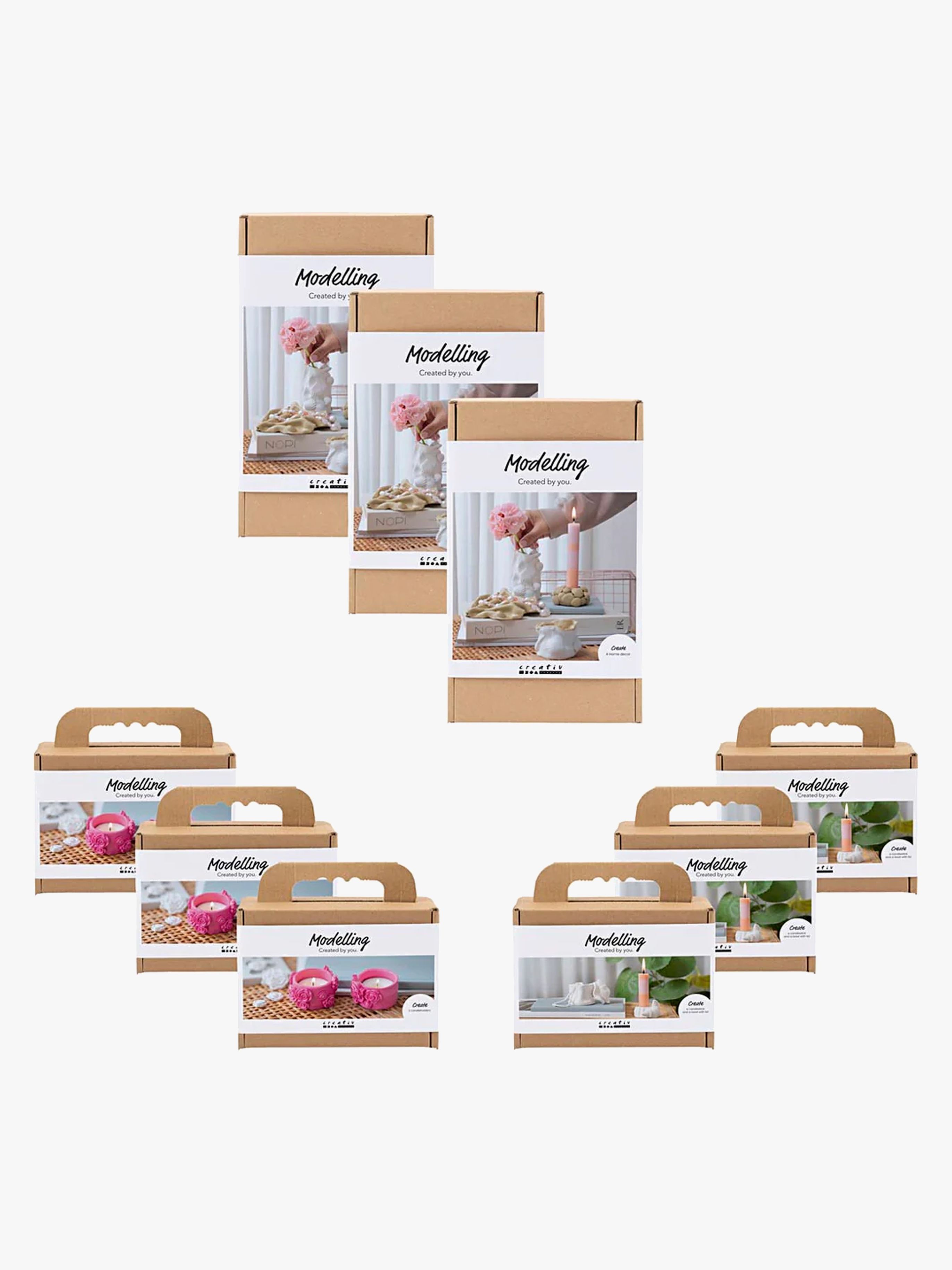 DIY-Set Modelliermasse Starterset 9er-Pack