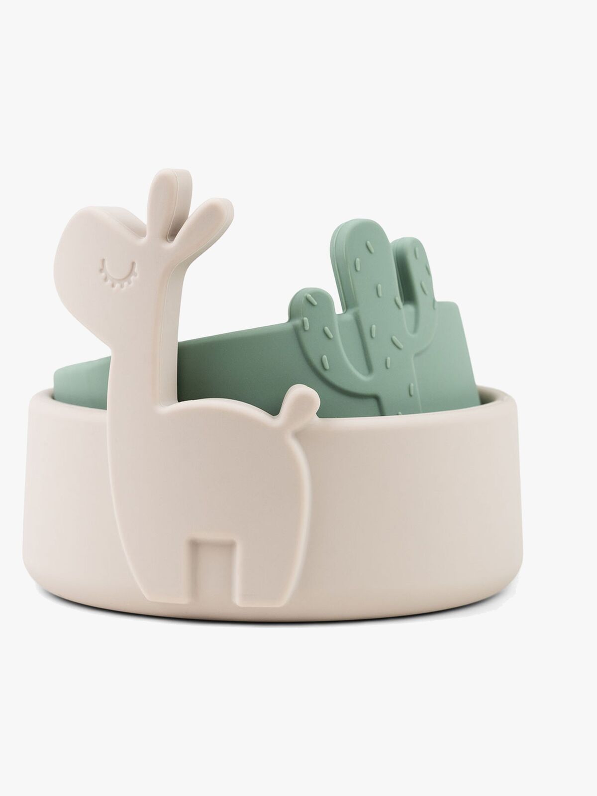 Done By Deer Schüsselset Lalee 2er-Pack, Sand/Grün