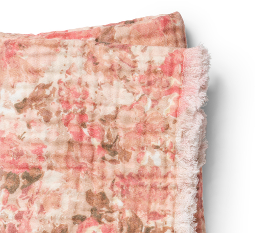 Elodie Soft Cotton Decke, River Rose