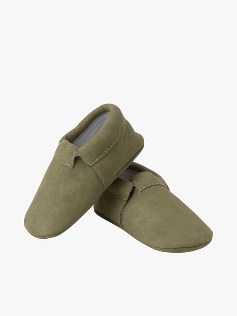 BabyMocs Casual Mocs Hausschuhe, Green