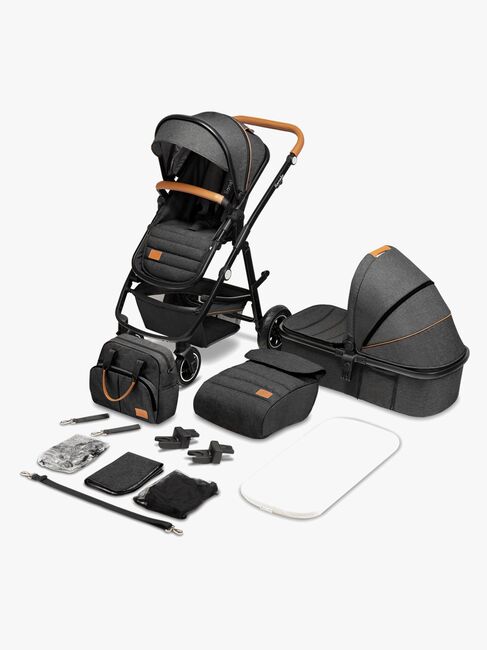 Lionelo Amber 2-in-1 Kombi-Kinderwagen, Grey Graphite