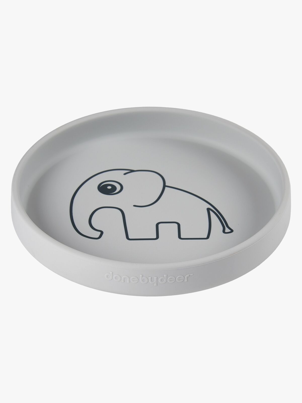 Done By Deer Silikonteller Elphee, Grey