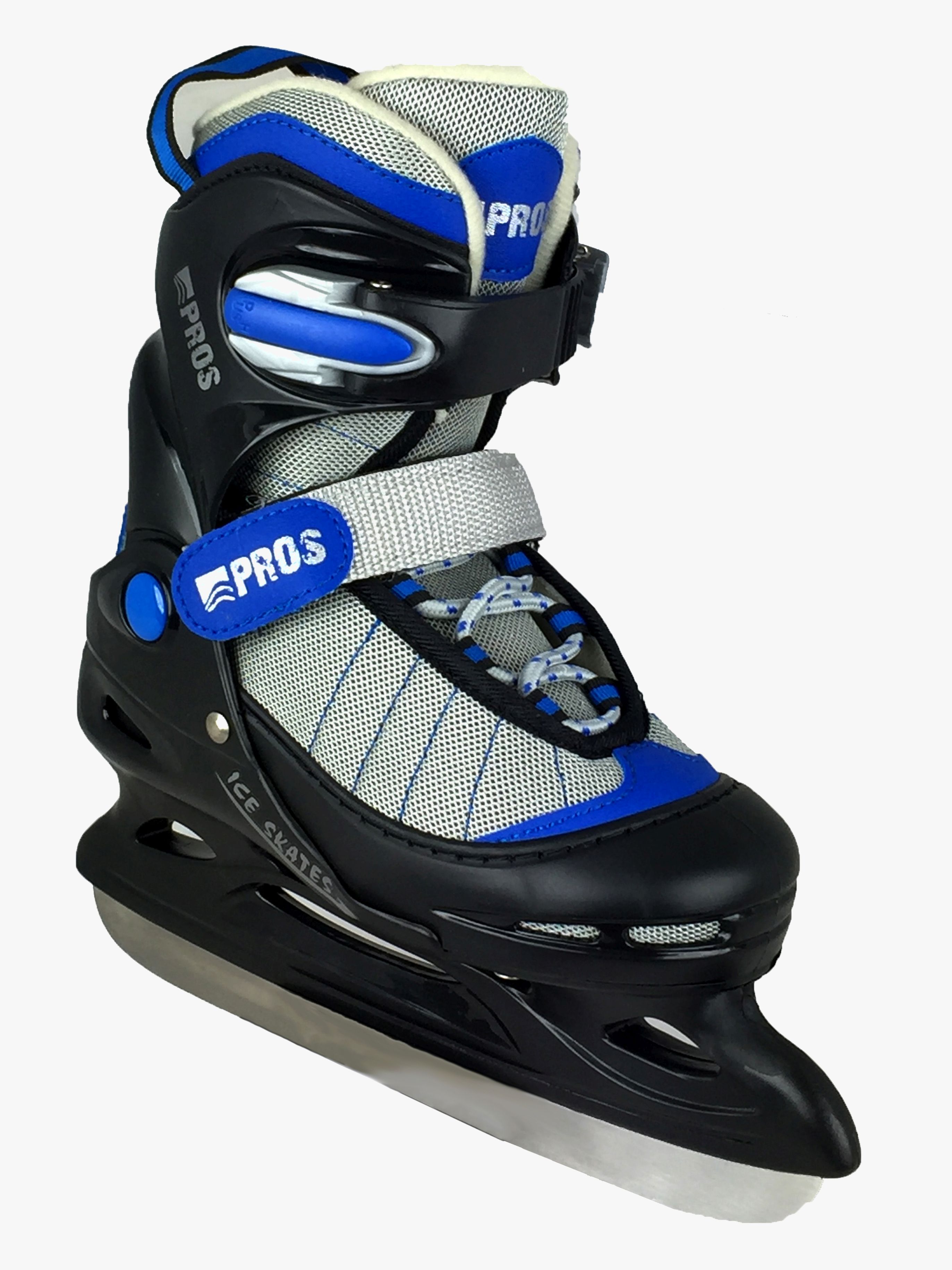 PROS Schlittschuhe, Schwarz, 30-33