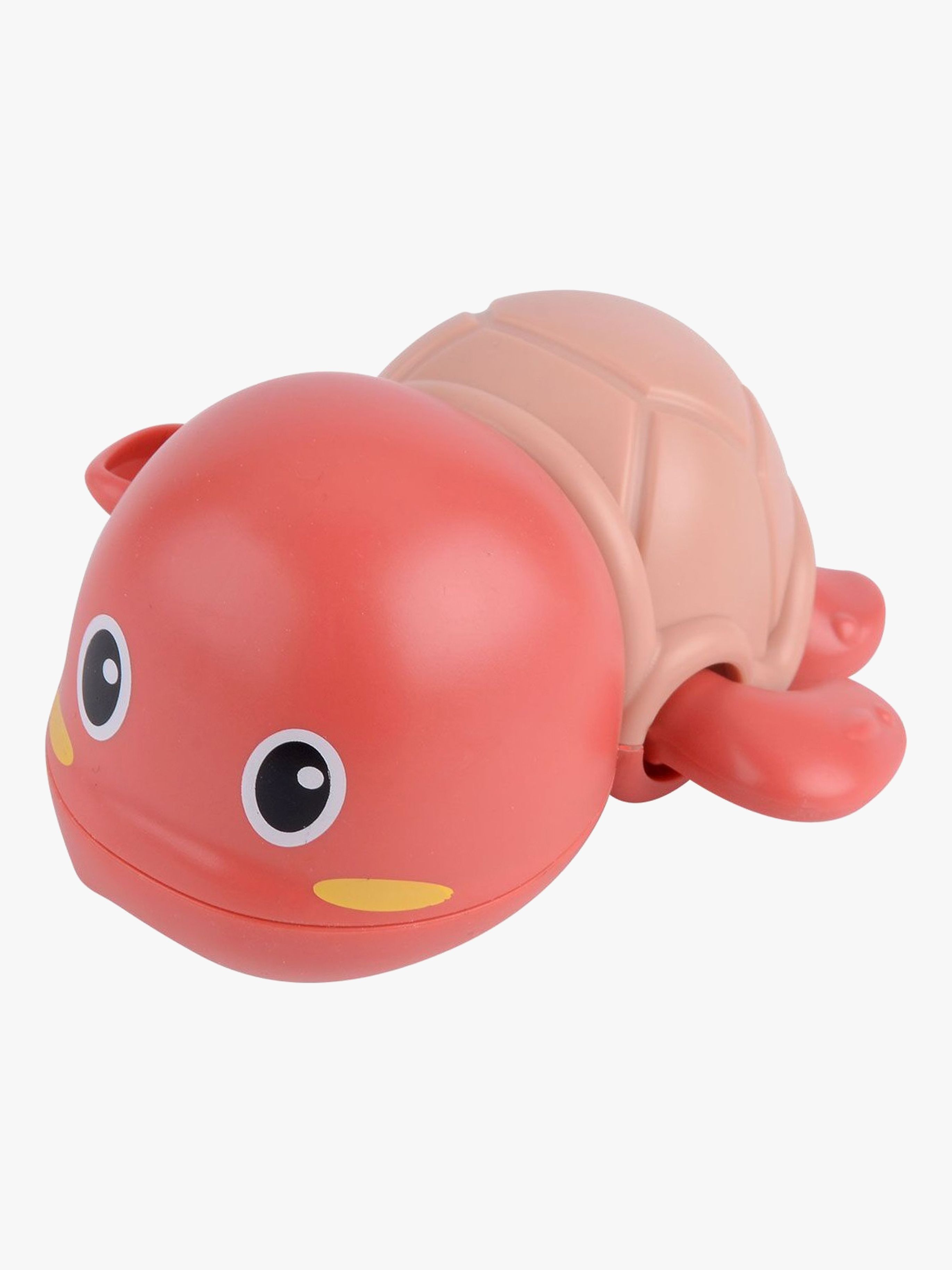 CarloBaby Schwimmende Schildkröte Badespielzeug, Pfirsich/Rosa