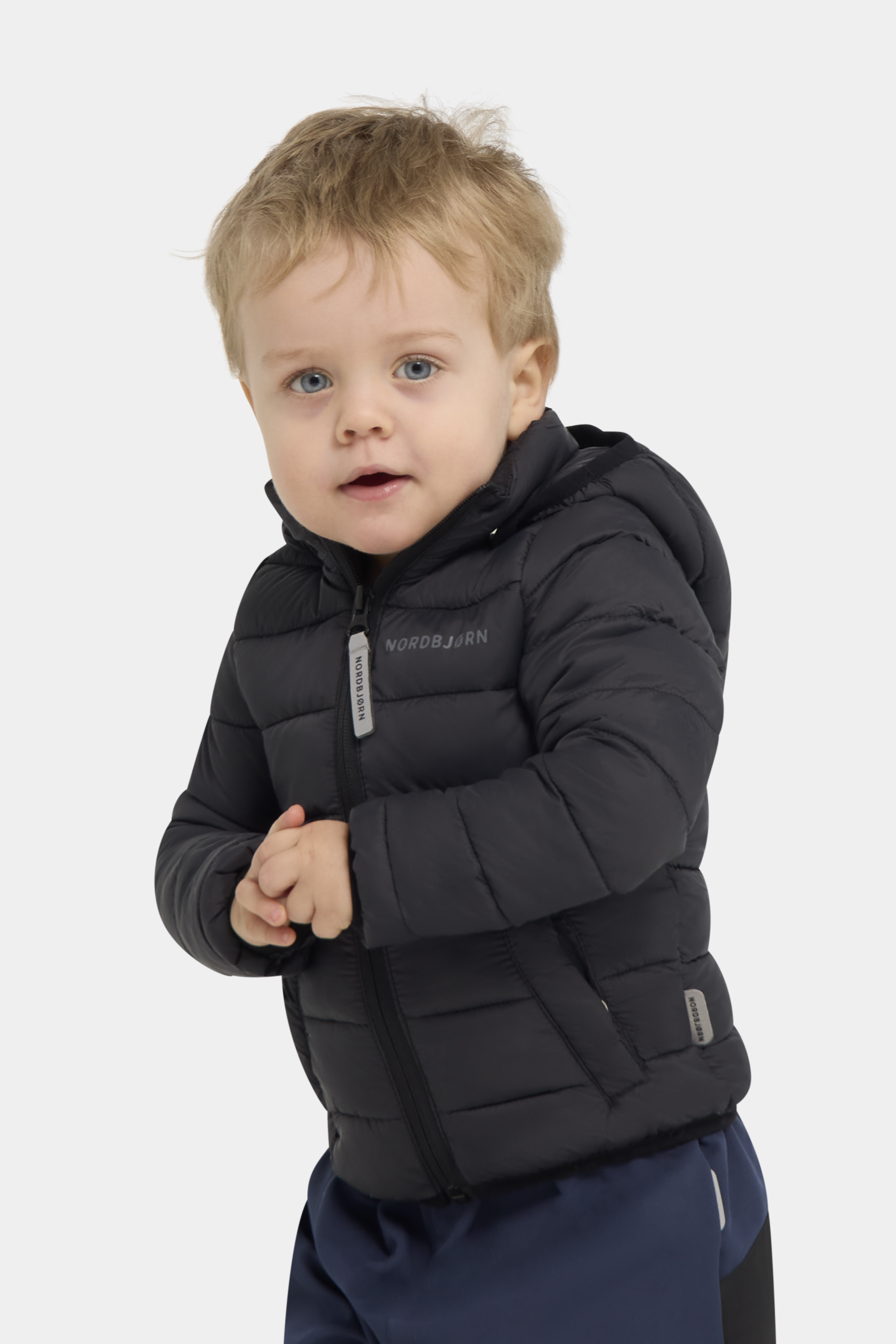 Nordbjørn Odense Steppjacke, Schwarz, 128