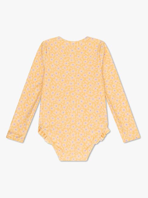 Swim Essentials  Langärmlig UV-Schutzanzug, Florish Yellow