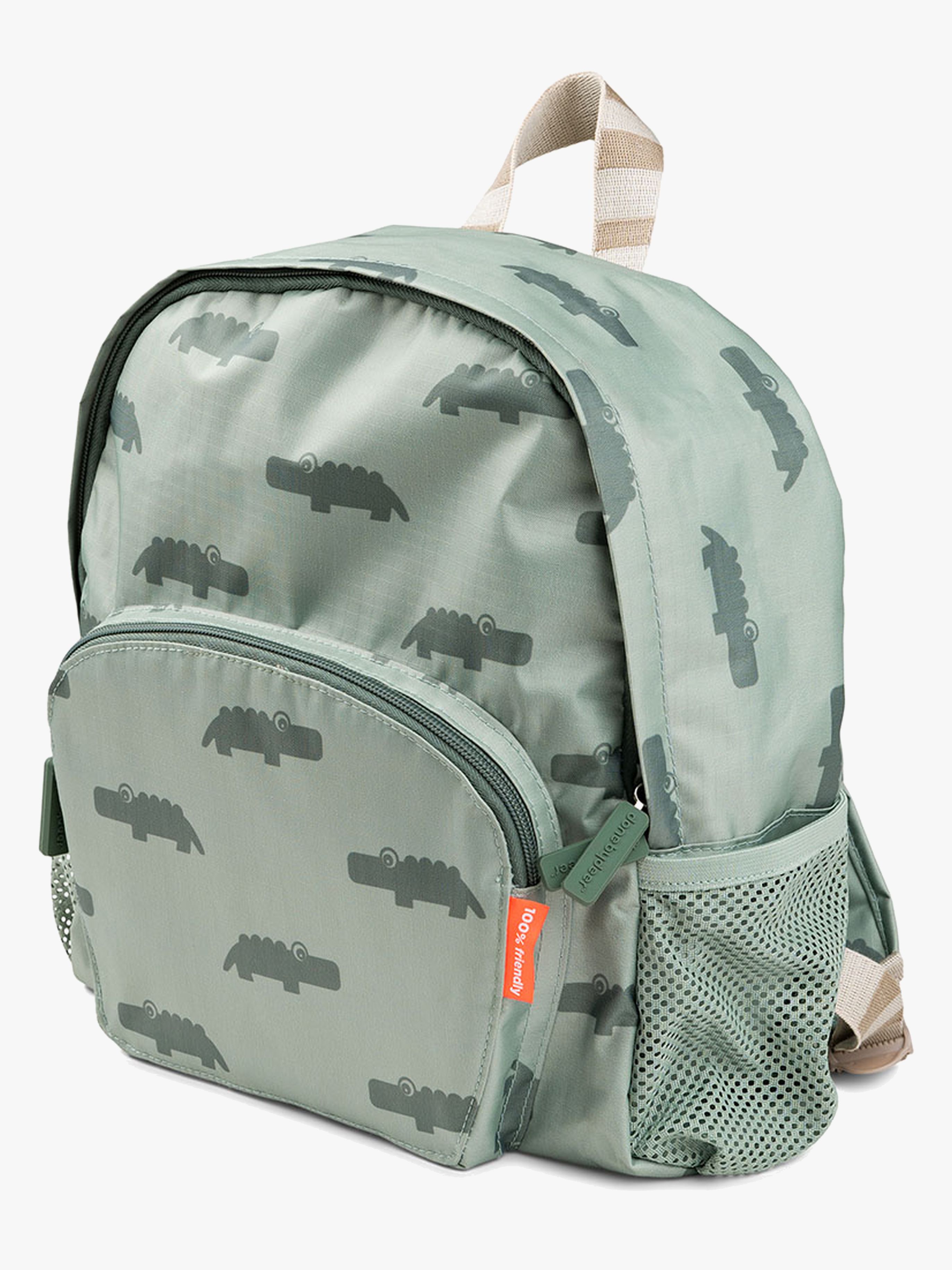 Croco Kinder Rucksack 10L, Green