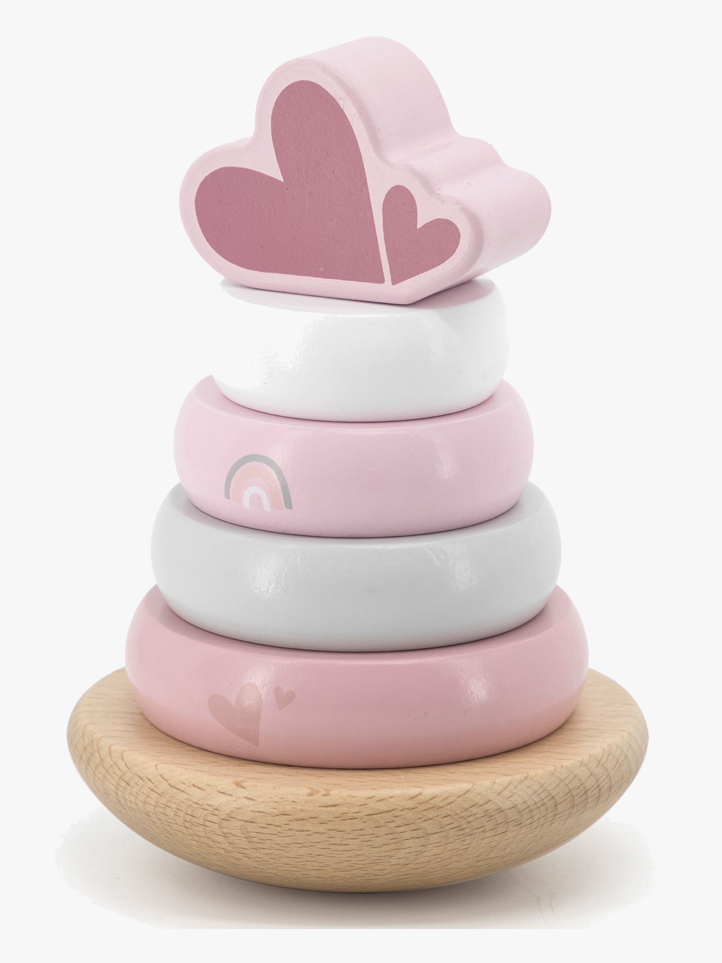 Stapelspielzeug Ringe, Rosa, Babyspielzeug