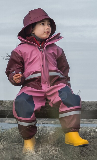Didriksons Boardman Gefüttertes Regenset, Heather Pink