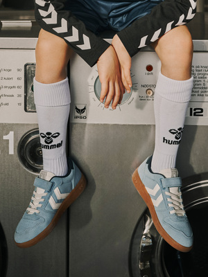 Hummel Handball Perfect CL Jr Sneaker, Faded Denim