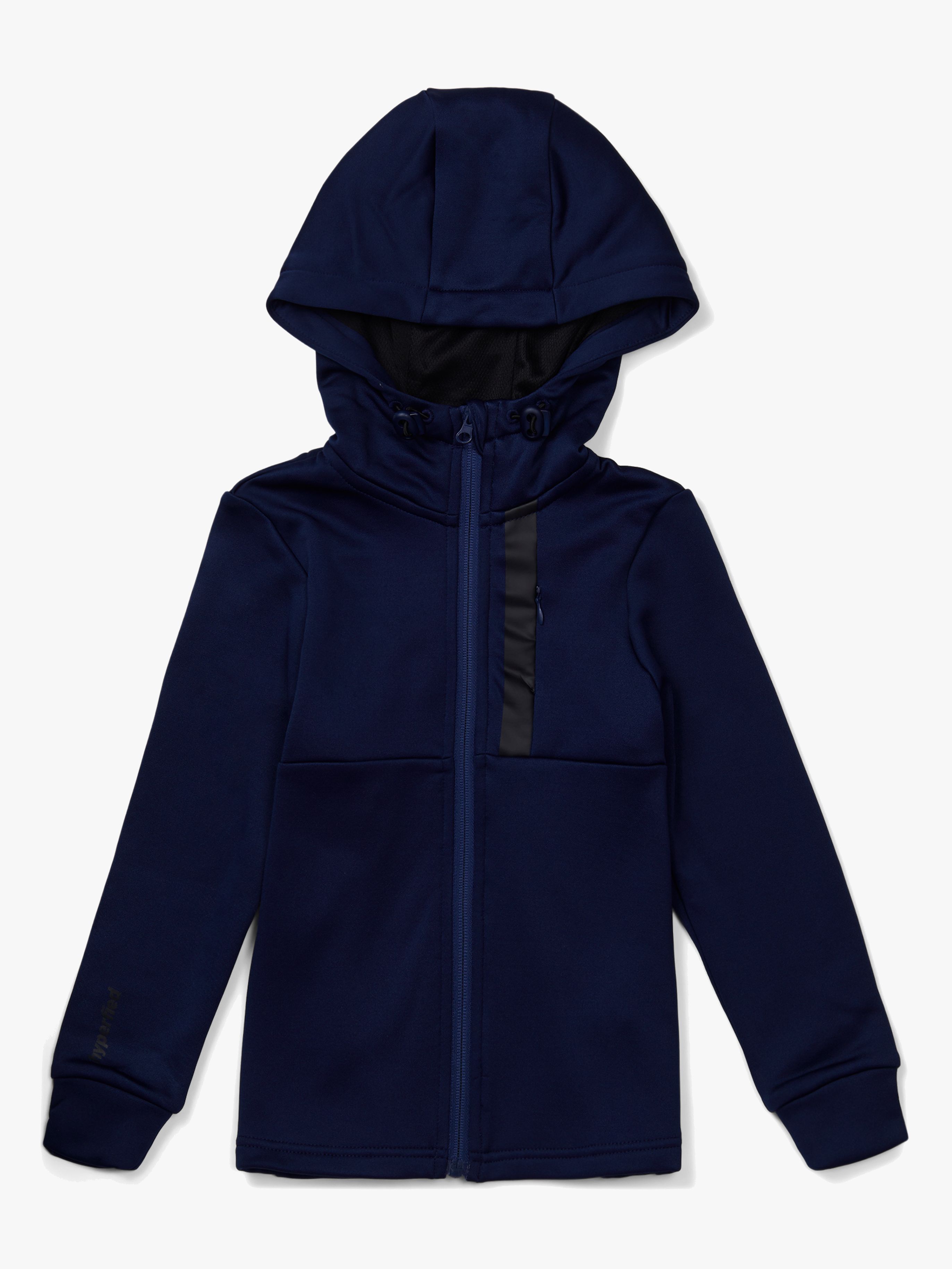 Scuba Zipped Hoodie, Medieval Blue 110–116