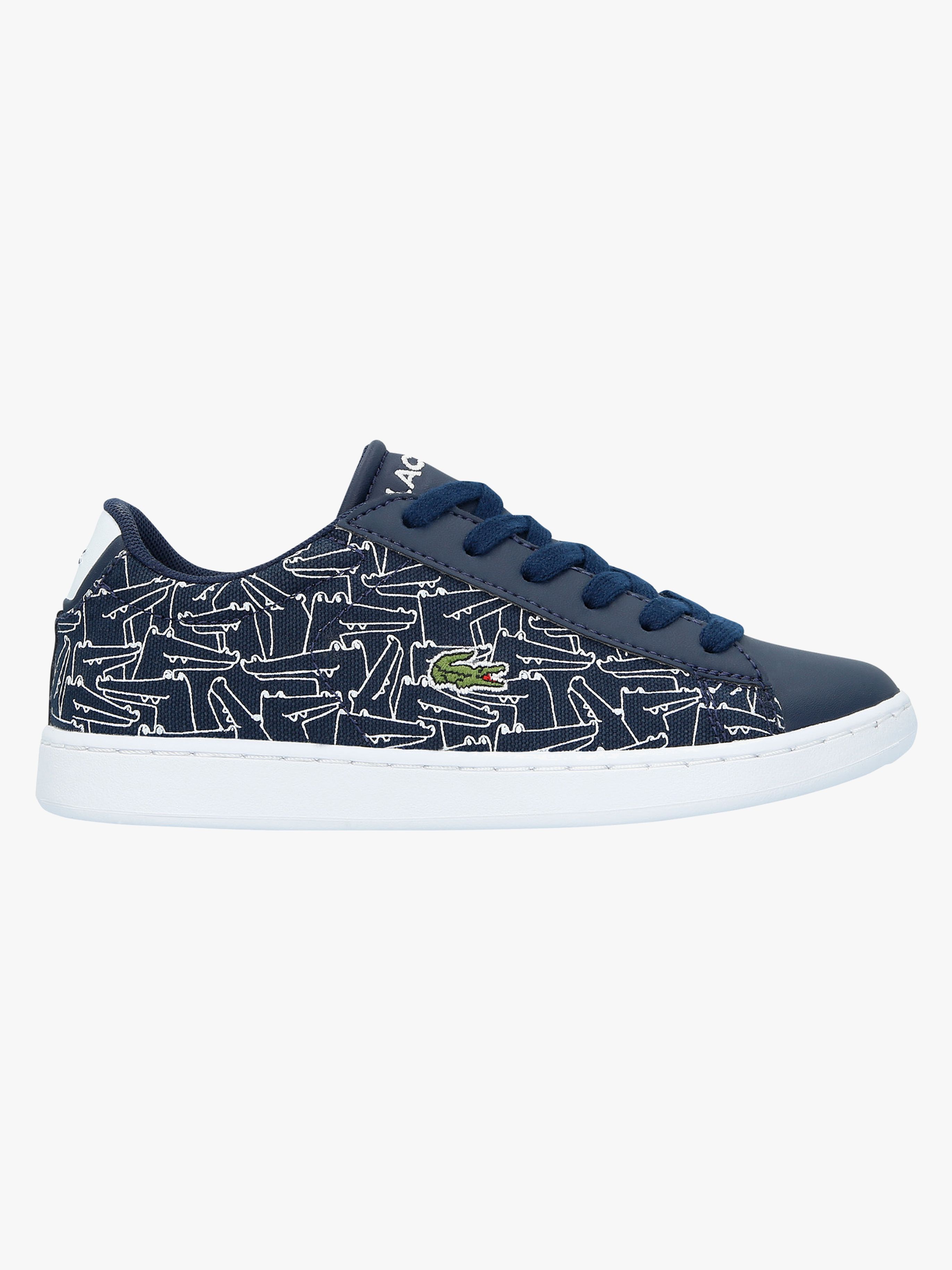 Lacoste Carnaby Evo 318 Kinder Sneaker, Navy/White 31, Kinderschuhe