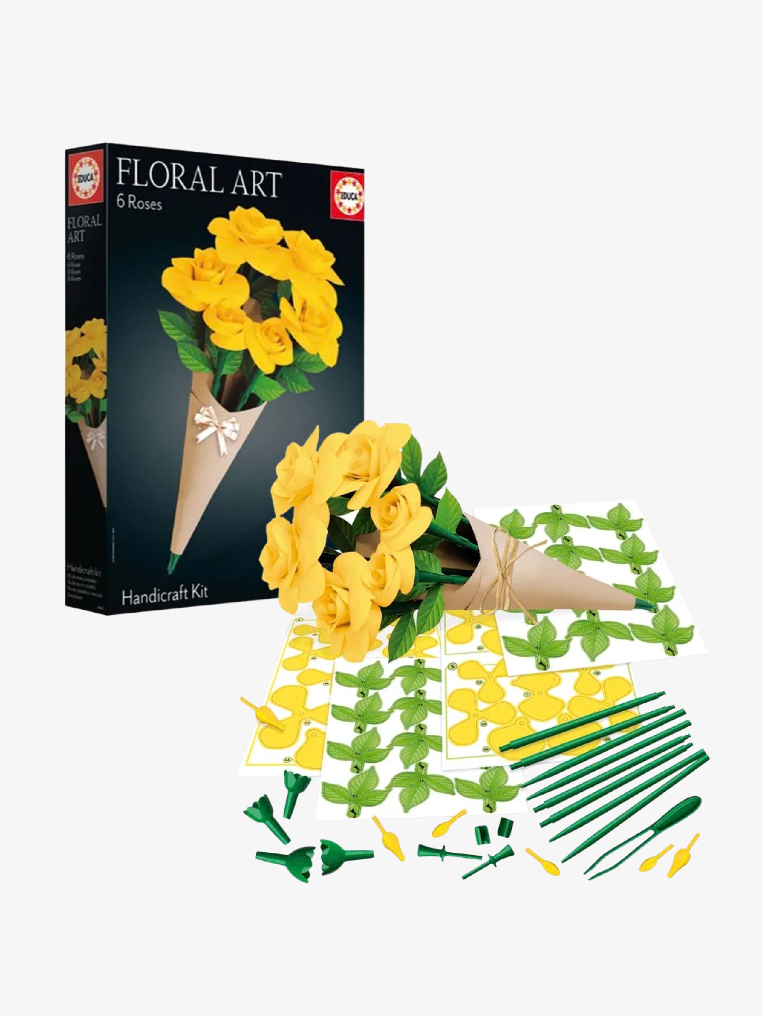 Bastelset Rosen, Gelb