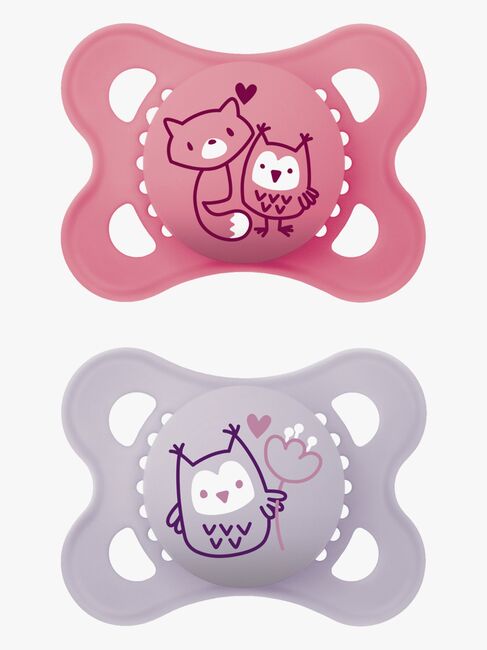 MAM Original Naturkautschuk Schnuller 0–6 M, Rosa