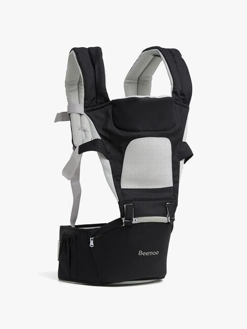 Beemoo CARE Carry Comfort Air 4-in-1 Babytrage & Hüftsitz, Black