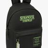 Stranger Things Laptop 14,1" Rucksack, Schwarz/Grün