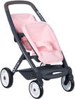 Smoby MC&Q Puppenwagen Zwillingsbuggy, Rosa