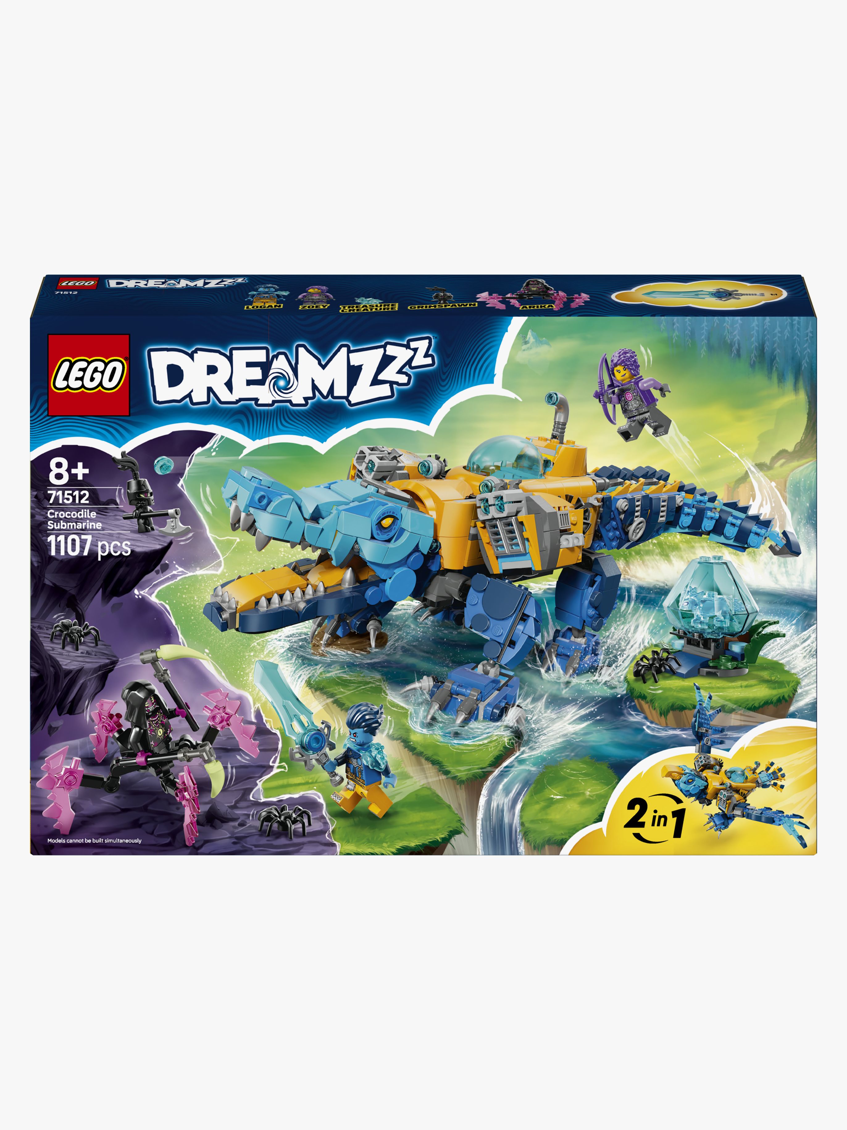 DREAMZzz 71512 Krokodil-U-Boot